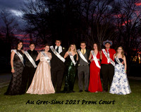 Prom court and class photo
